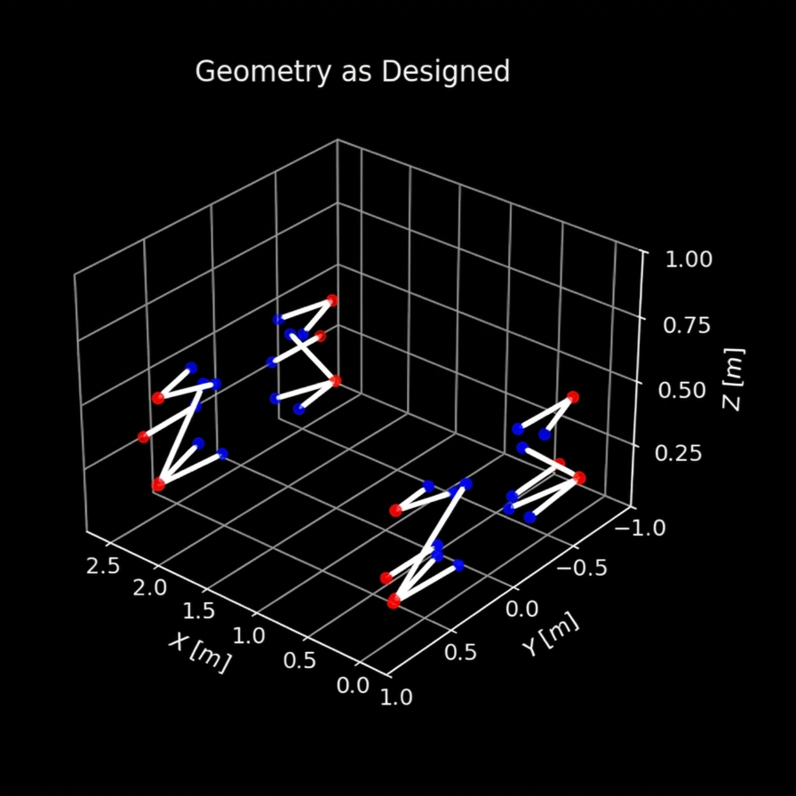 Suspension geometry as designed